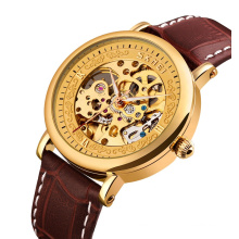 guangzhou watch factory SKMEI 9229 leather strap automatic mechanical watch brand